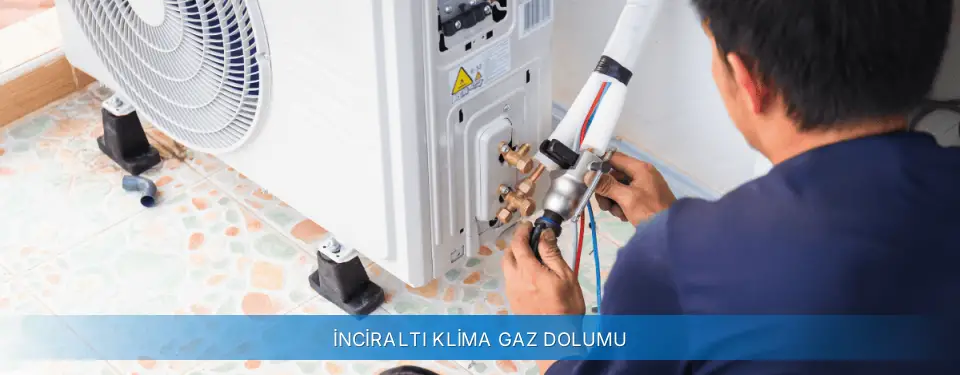 İnciraltı İlçemi Carrier Klima Gaz Dolumu